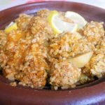 recette marocaine de tajine de boulette de sardine et riz