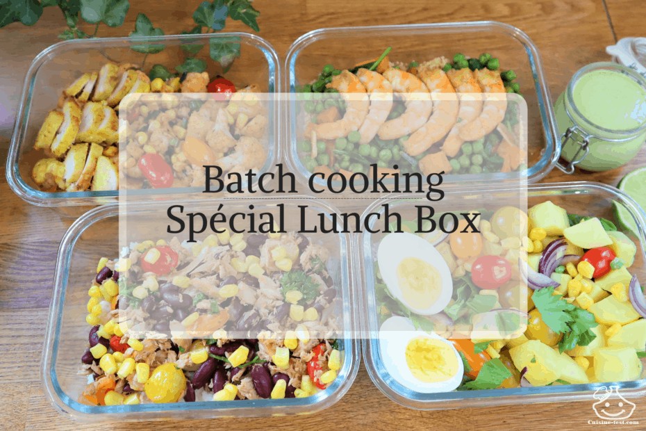 Batch cooking Lunch Box